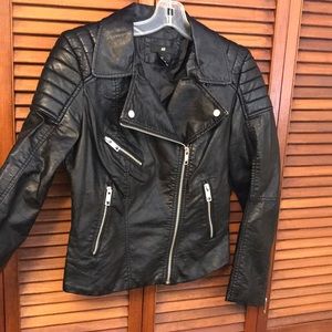 H&M leather jacket.